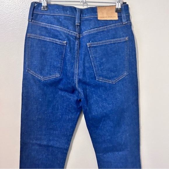Denim Forum The Yoko High Rise Slim Blue 26W 28L NWOT - Picture 4 of 5